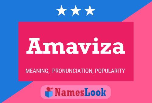 Amaviza Name Poster