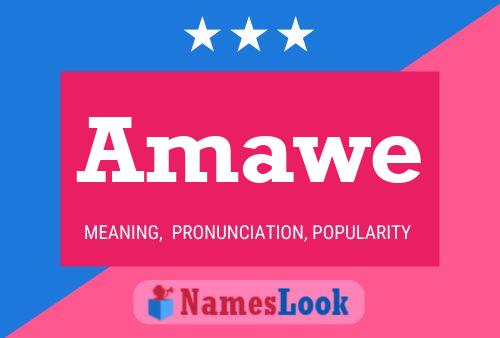 Amawe Name Poster