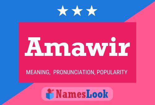 Amawir Name Poster