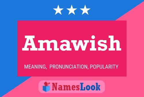 Amawish Name Poster