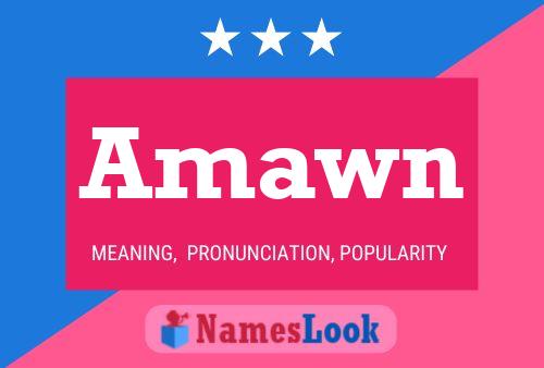 Amawn Name Poster