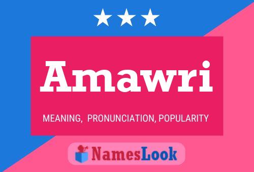 Amawri Name Poster