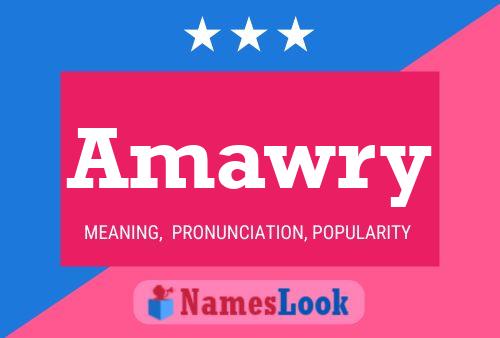 Amawry Name Poster