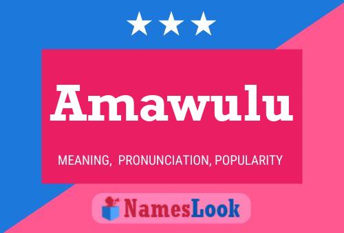 Amawulu Name Poster