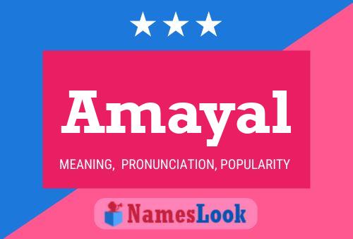 Amayal Name Poster