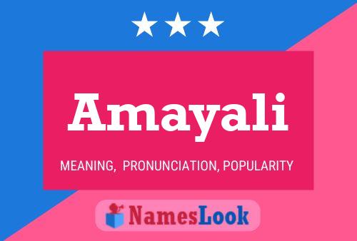 Amayali Name Poster