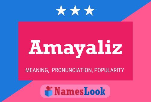 Amayaliz Name Poster