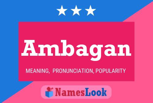 Ambagan Name Poster