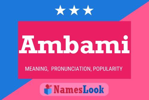 Ambami Name Poster