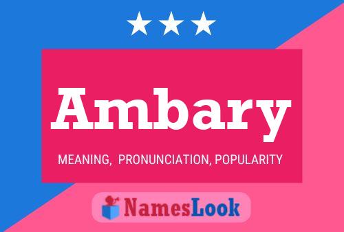 Ambary Name Poster