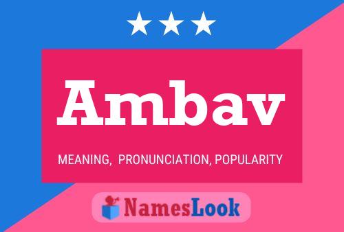 Ambav Name Poster