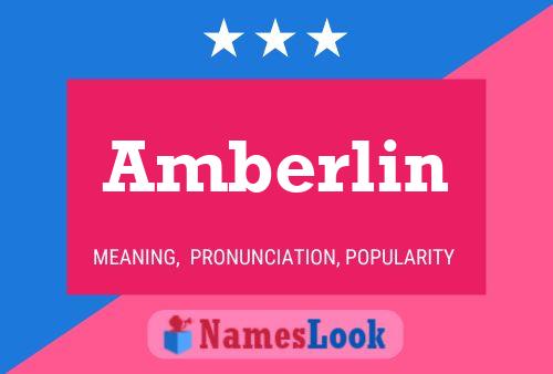 Amberlin Name Poster