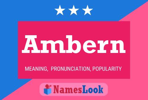 Ambern Name Poster