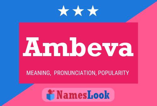 Ambeva Name Poster