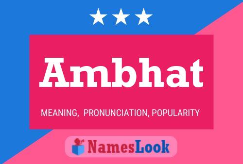 Ambhat Name Poster