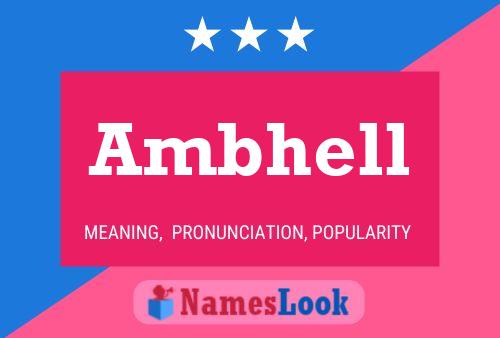 Ambhell Name Poster