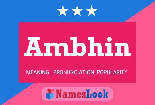 Ambhin Name Poster