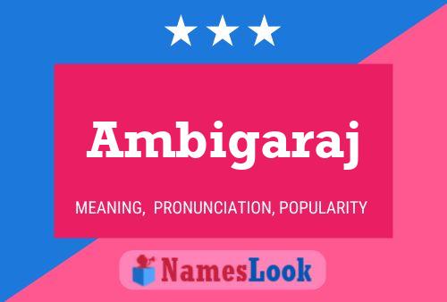 Ambigaraj Name Poster