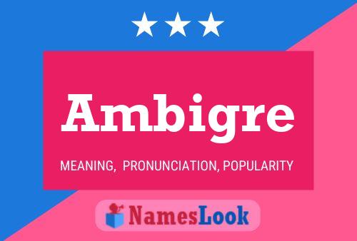 Ambigre Name Poster