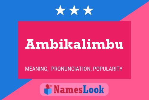 Ambikalimbu Name Poster