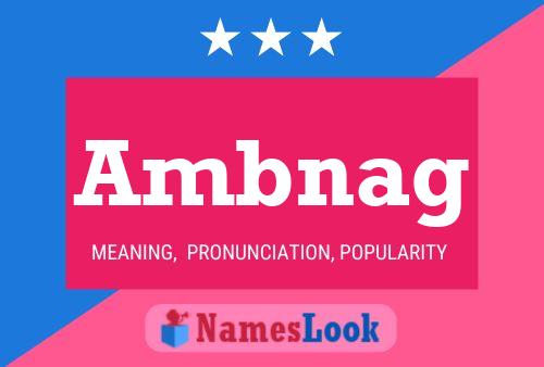 Ambnag Name Poster