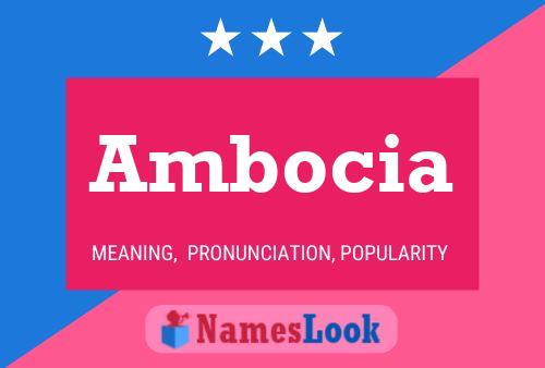 Ambocia Name Poster