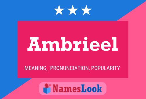 Ambrieel Name Poster