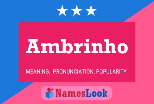 Ambrinho Name Poster