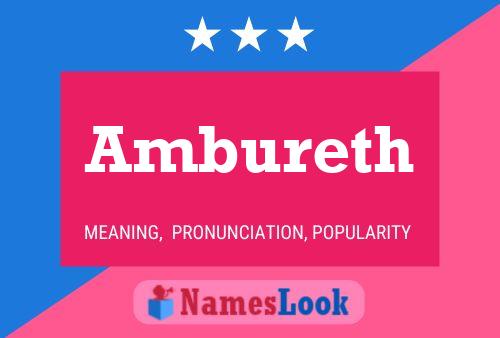 Ambureth Name Poster