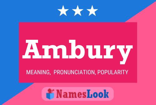 Ambury Name Poster