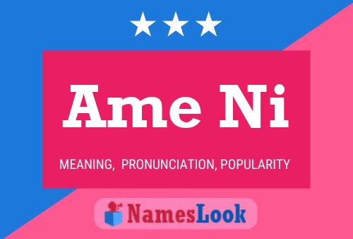 Ame Ni Name Poster