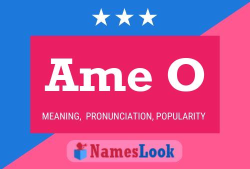 Ame O Name Poster