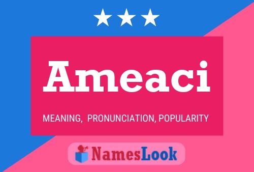 Ameaci Name Poster