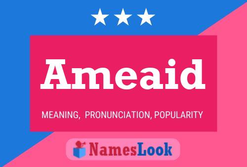 Ameaid Name Poster