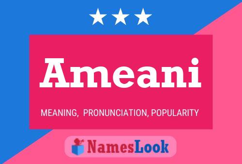 Ameani Name Poster