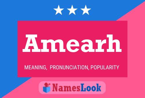 Amearh Name Poster