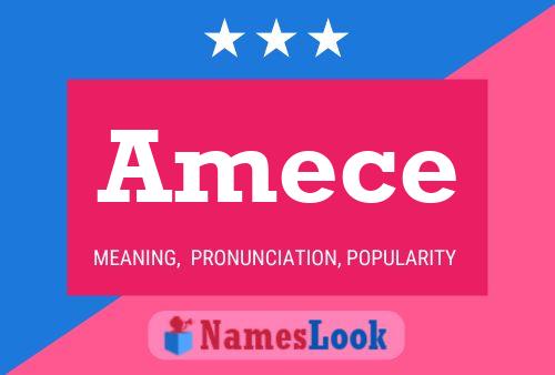 Amece Name Poster