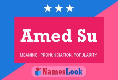 Amed Su Name Poster