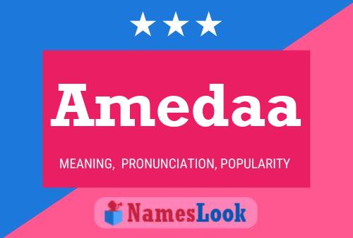 Amedaa Name Poster