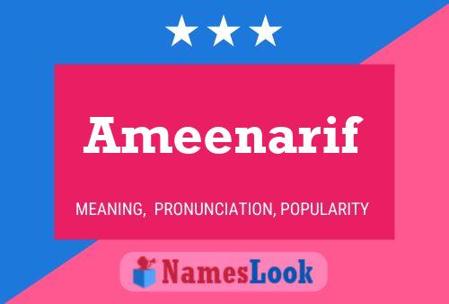 Ameenarif Name Poster