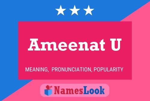 Ameenat U Name Poster