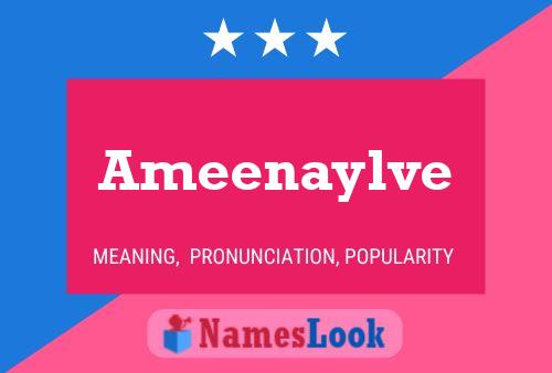 Ameenaylve Name Poster