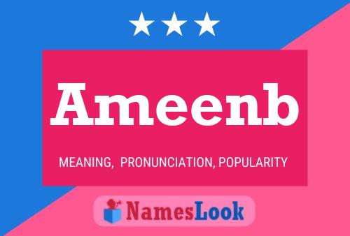 Ameenb Name Poster