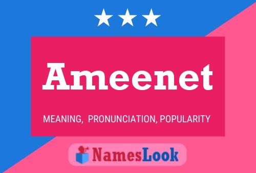 Ameenet Name Poster