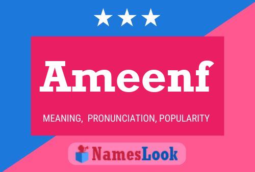 Ameenf Name Poster