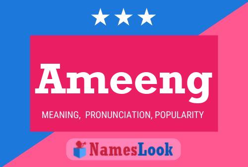 Ameeng Name Poster