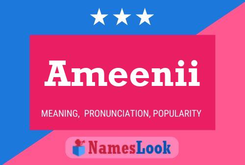 Ameenii Name Poster