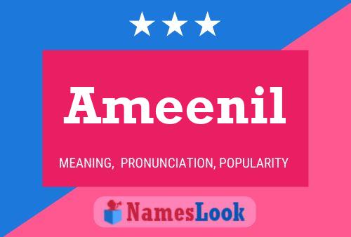 Ameenil Name Poster