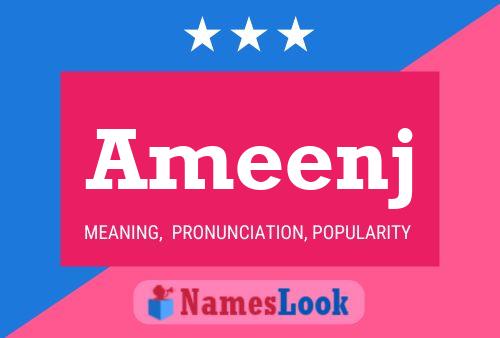 Ameenj Name Poster