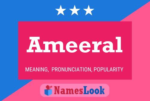 Ameeral Name Poster